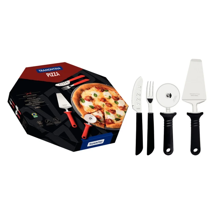 Kit Pizza Tramontina com Lâminas em Aço Inox